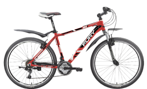 Велосипед FURY Yokogama красный/белый/черный 18&quot;