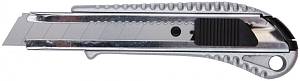 Нож технический "Классик" 18 мм, усиленнный, метал. корпус, резиновая вставка KУРС