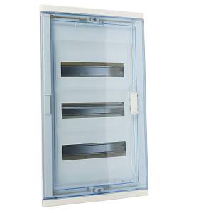 Legrand 001423 Nedbox Шкаф встраиваемый 36+6 модулей с прозрачной дверью