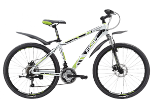 Велосипед FURY Yokogama Disc белый/зеленый/черный 20"